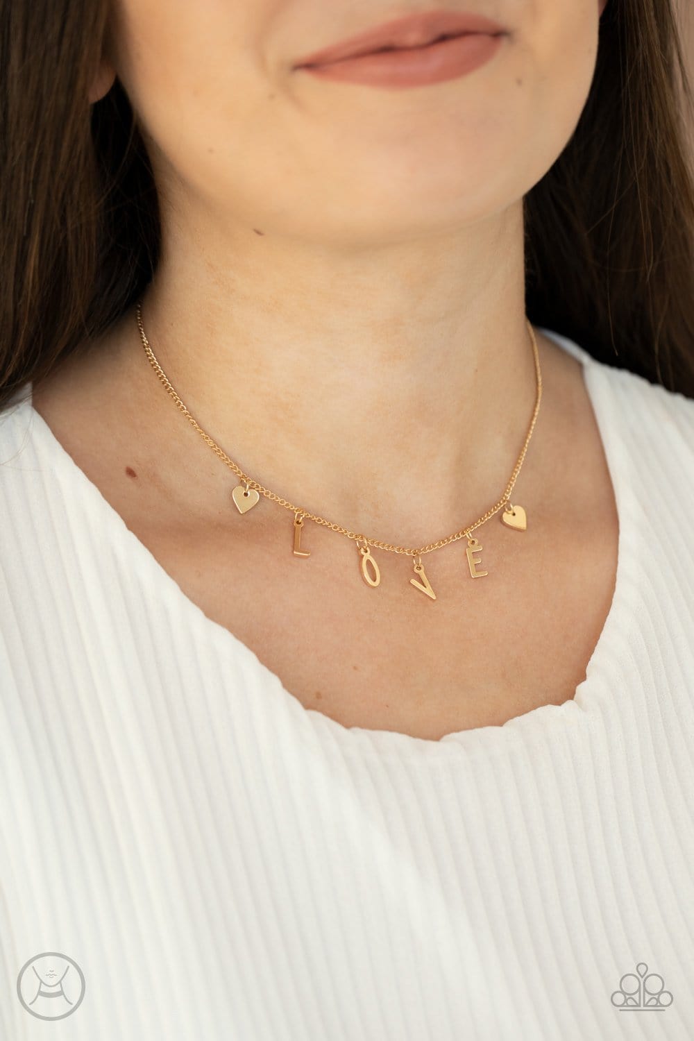 Love Conquers All- Gold (choker)