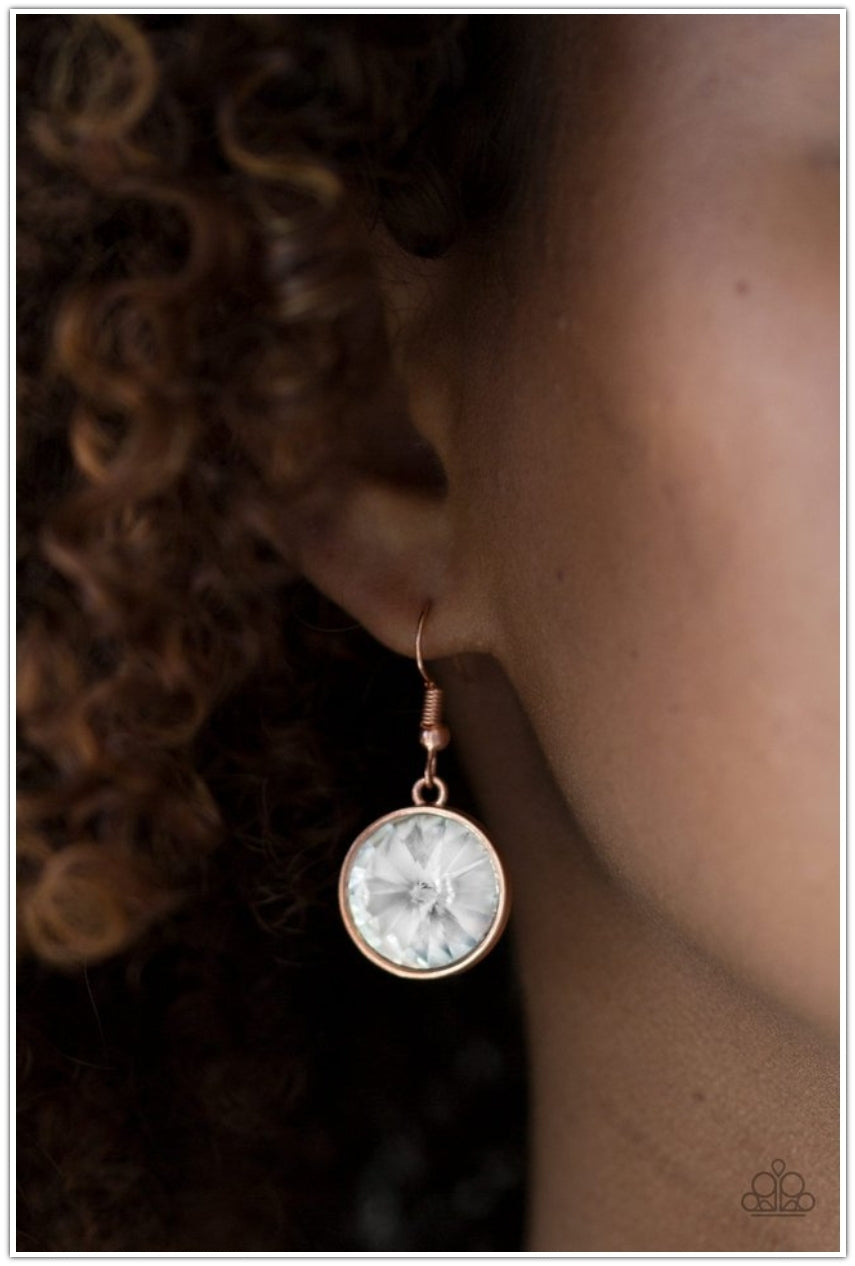 SET: She Sparkles On (Necklace) & All Aglitter (Bracelet) - Copper