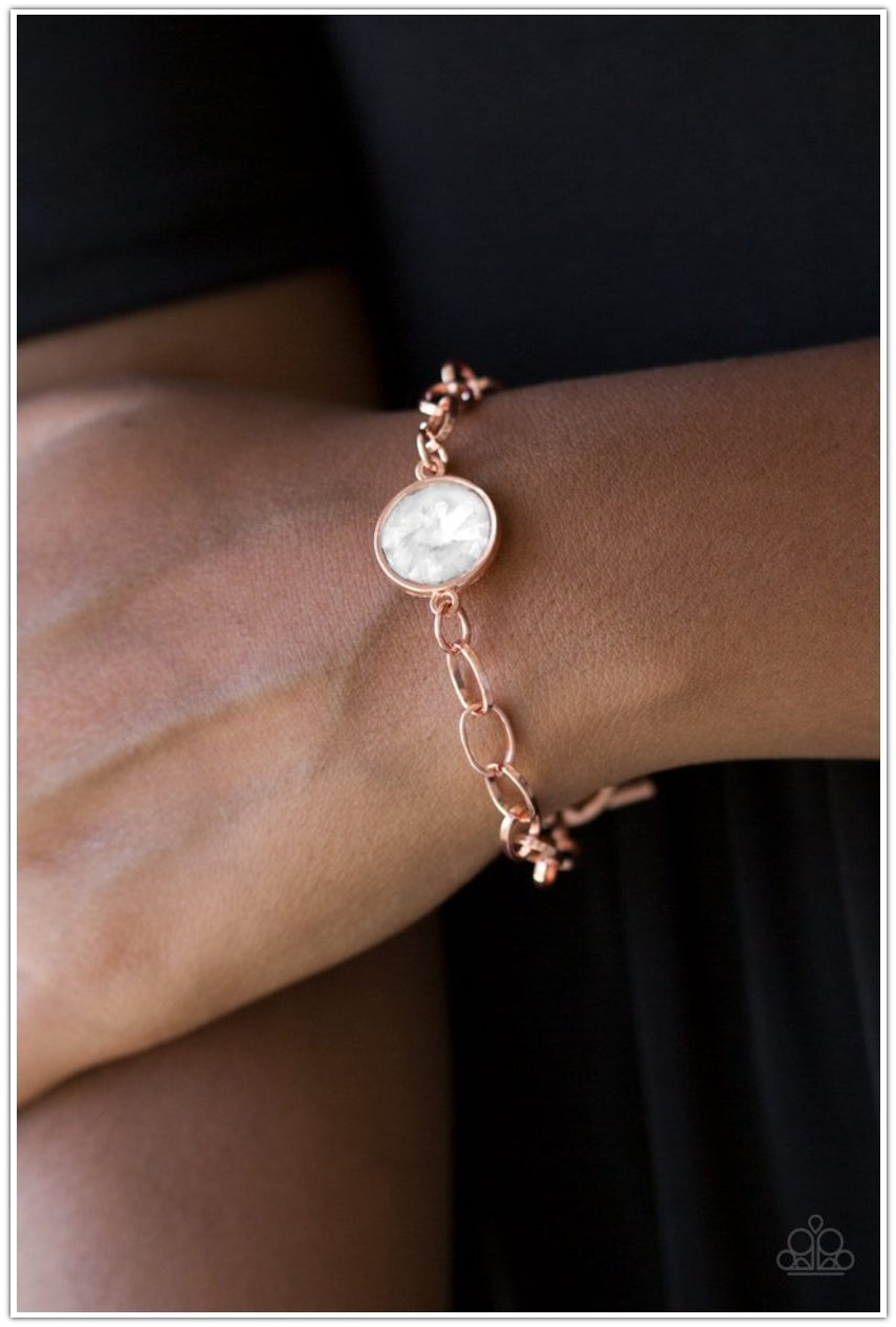 SET: She Sparkles On (Necklace) & All Aglitter (Bracelet) - Copper