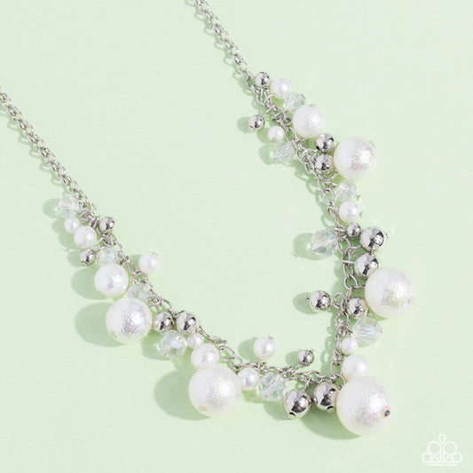 Scratched Shimmer - White