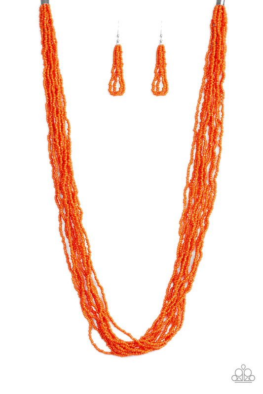 Congo Colada Orange Necklace