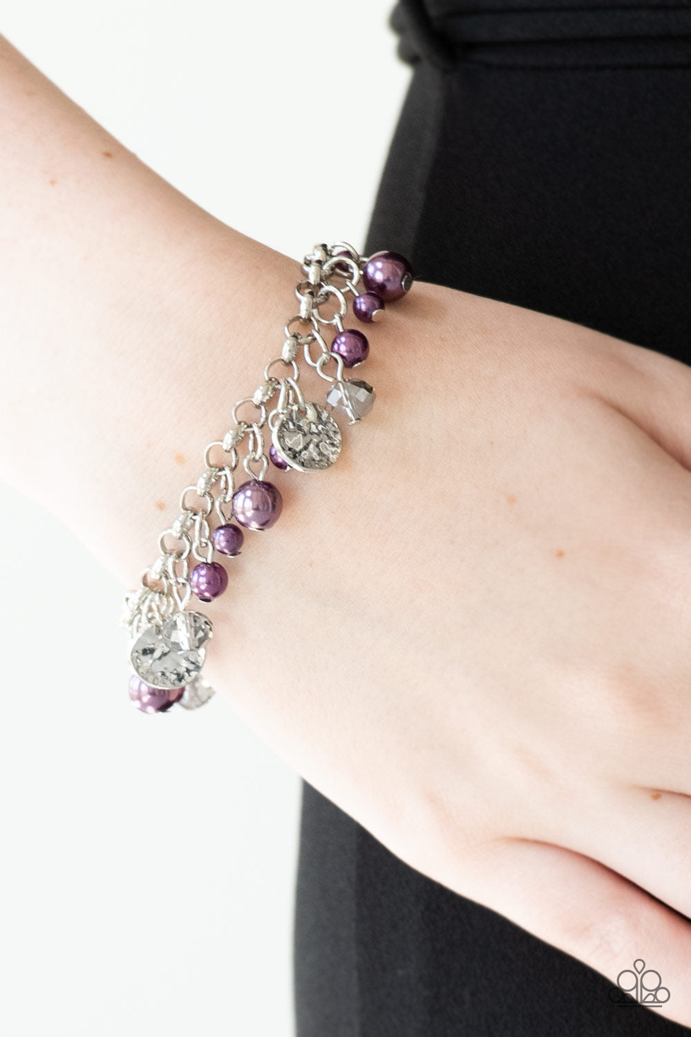 SET: Coastal Cache (Necklace) and West Coast Wanderer (Bracelet) - Purple