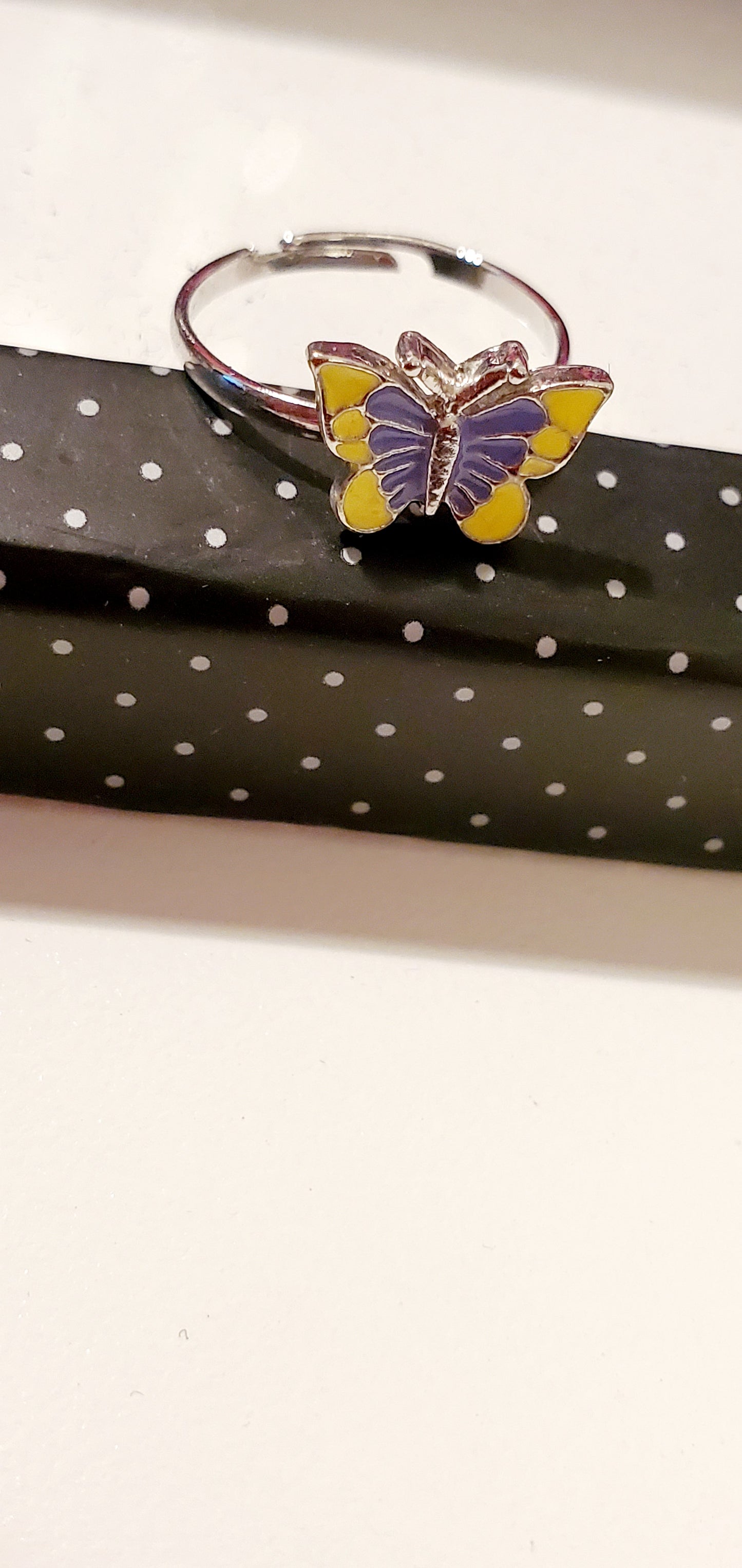 Starlet Shimmer - Colorful Butterfly - Ring