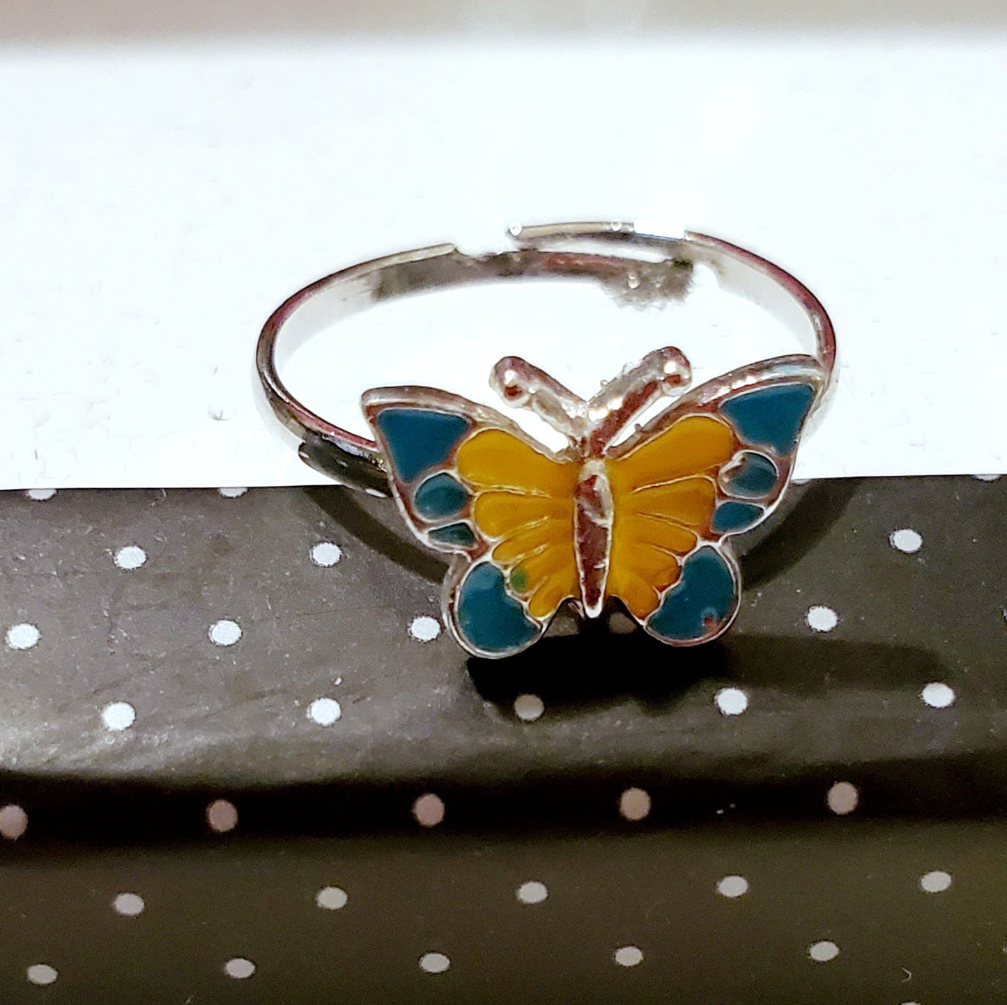 Starlet Shimmer - Colorful Butterfly - Ring