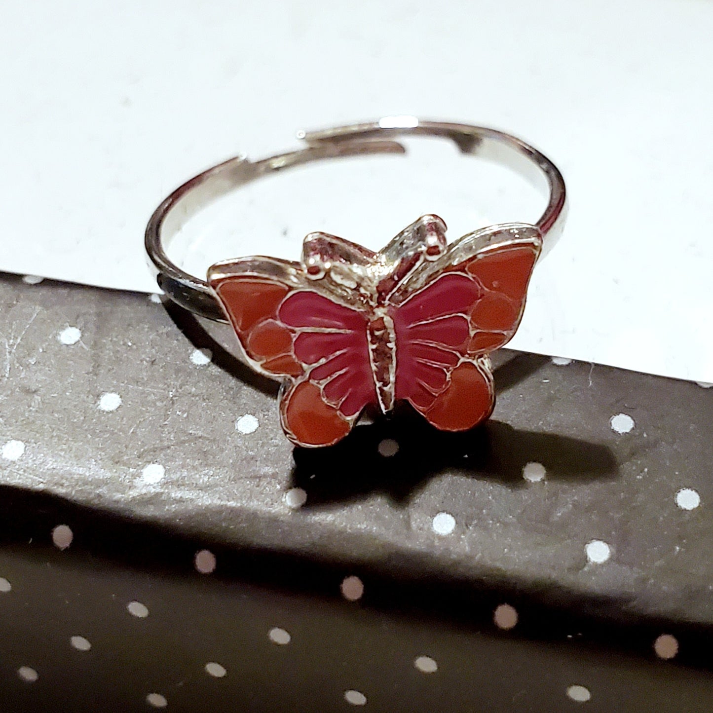 Starlet Shimmer - Colorful Butterfly - Ring