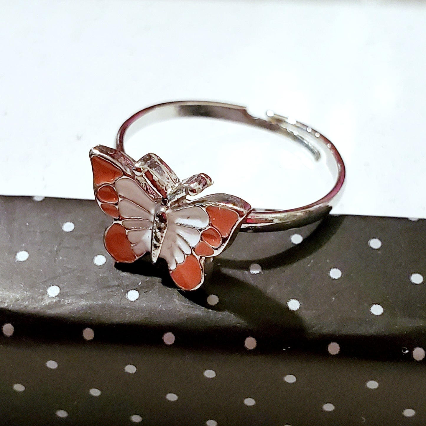 Starlet Shimmer - Colorful Butterfly - Ring