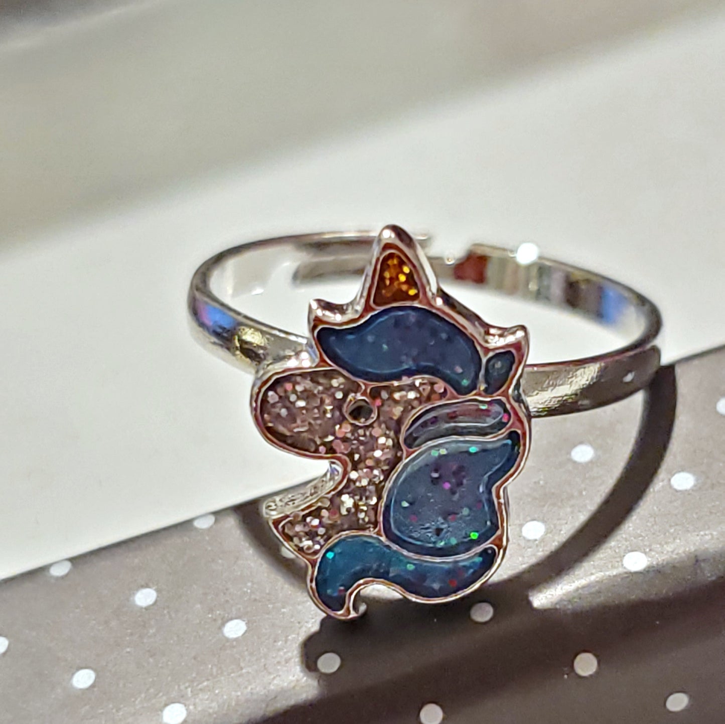 Starlet Shimmer - Unicorn Head - Ring