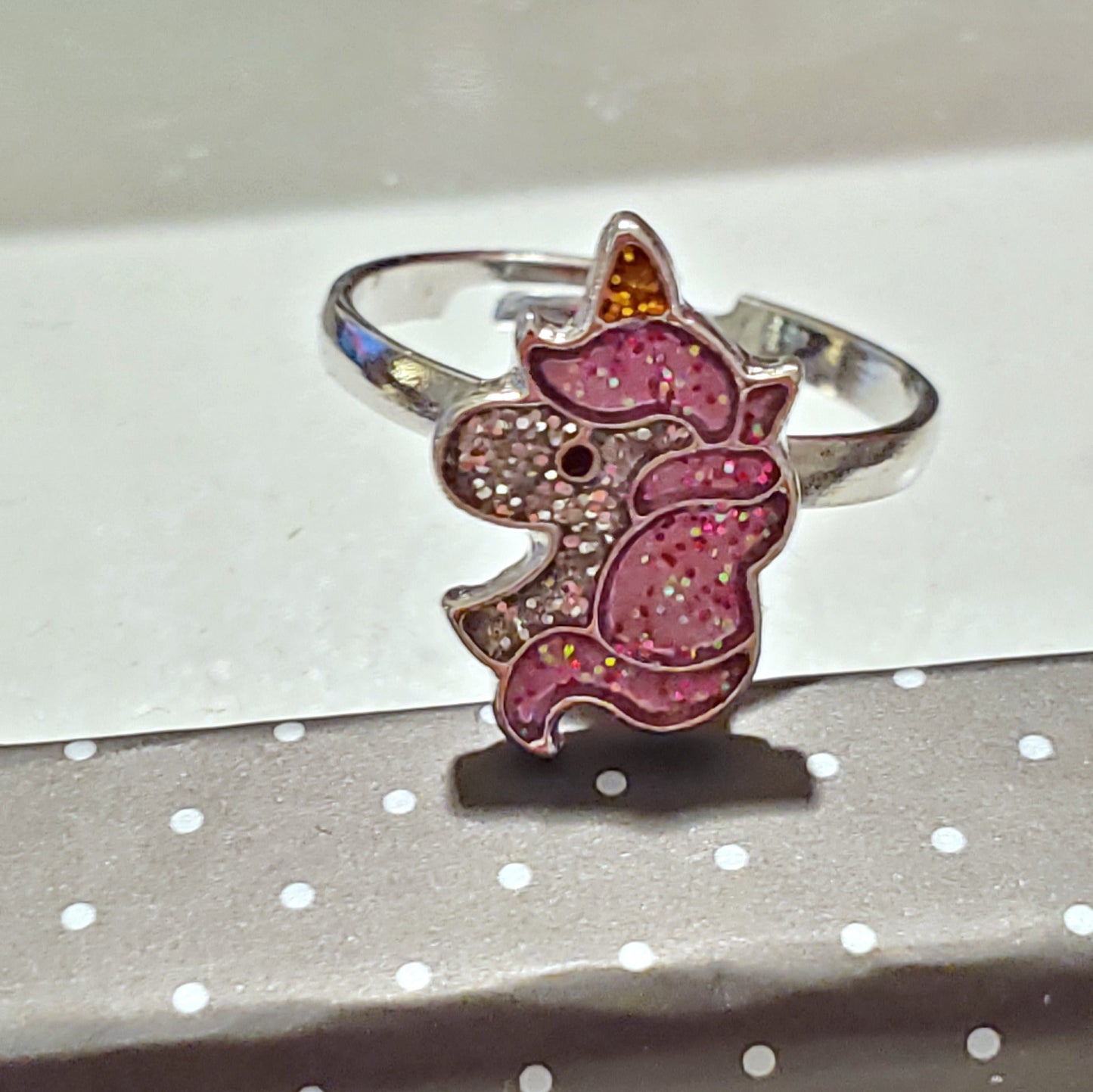 Starlet Shimmer - Unicorn Head - Ring