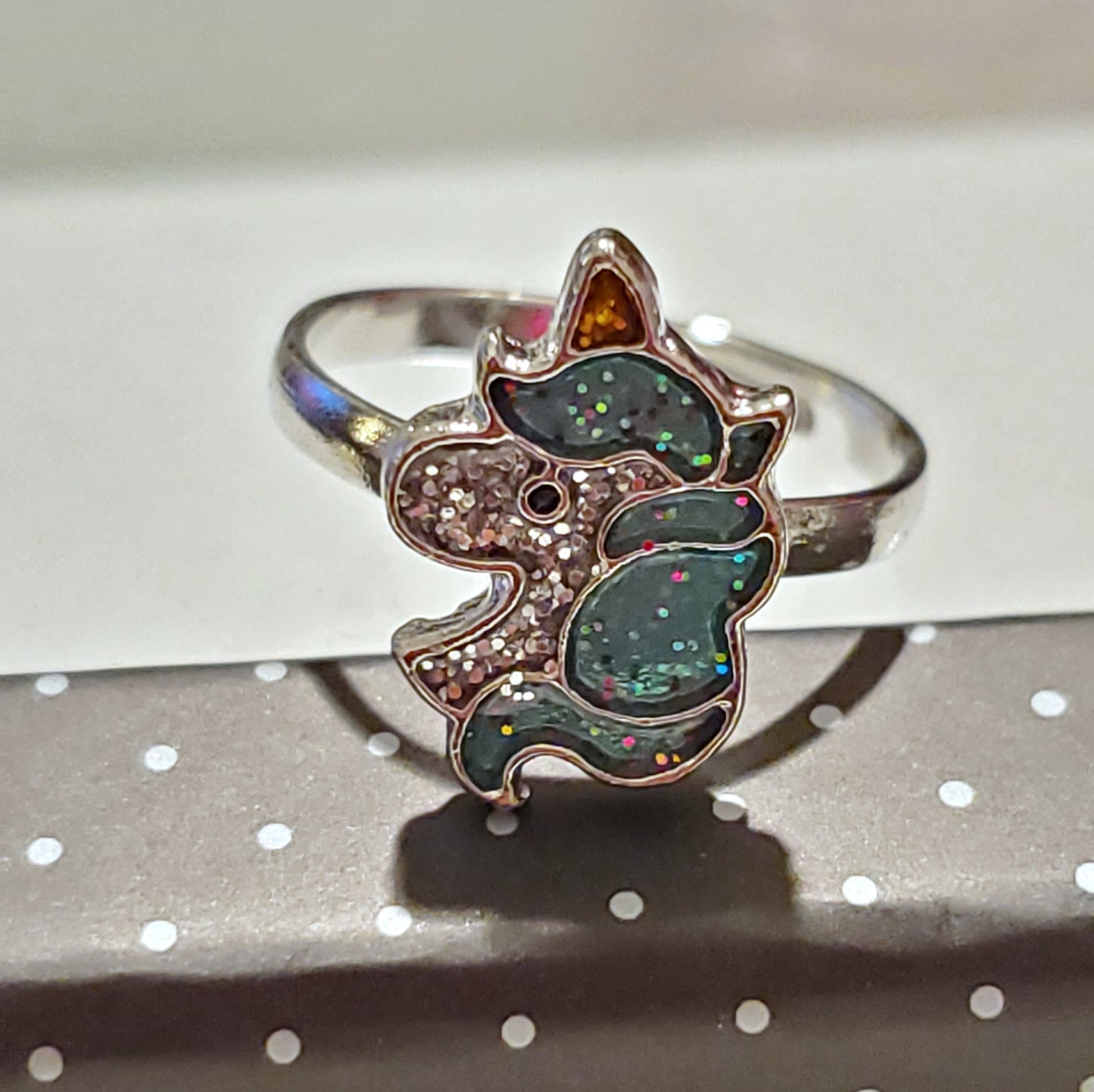 Starlet Shimmer - Unicorn Head - Ring