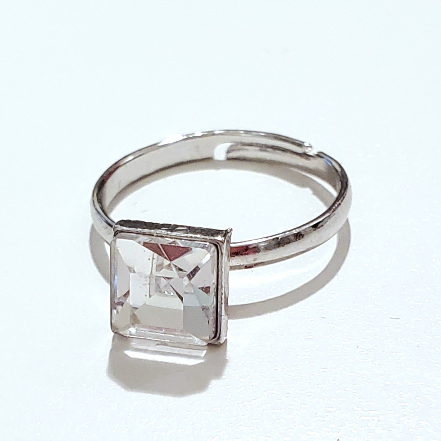 Starlet Shimmer - square cut - Ring