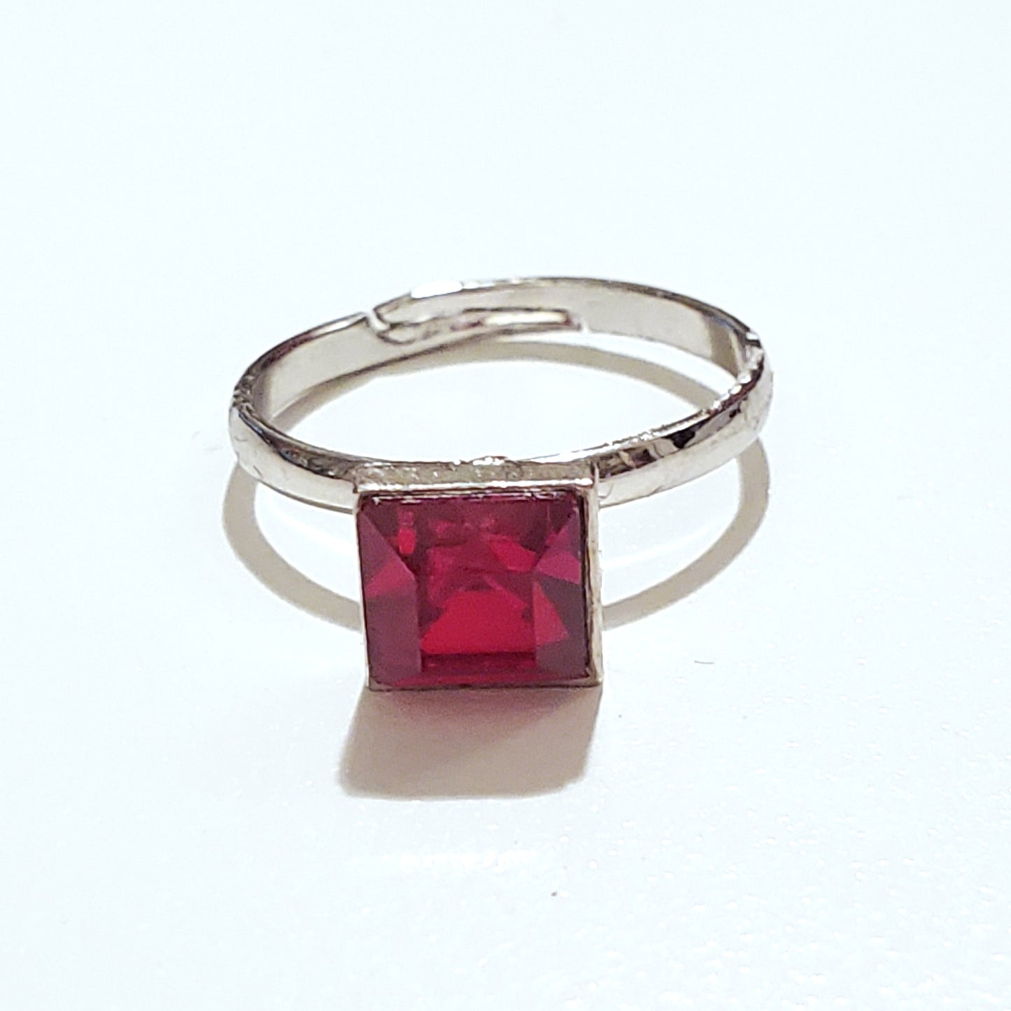 Starlet Shimmer - square cut - Ring