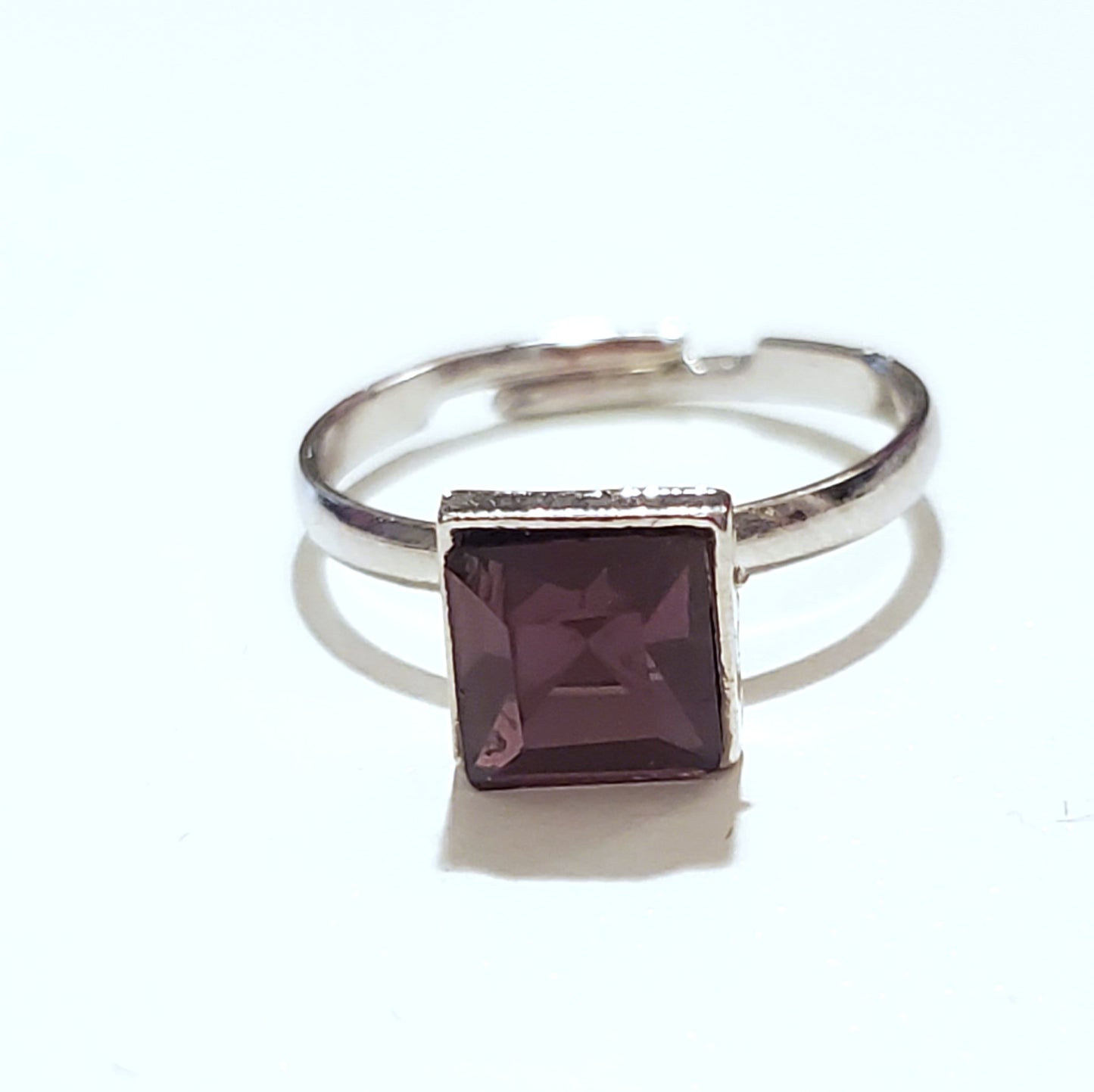 Starlet Shimmer - square cut - Ring