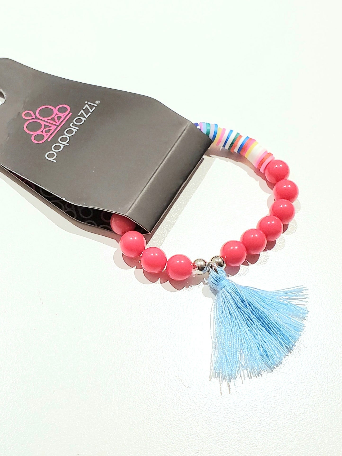 Starlet Shimmer - tassles and beads - Bracelet