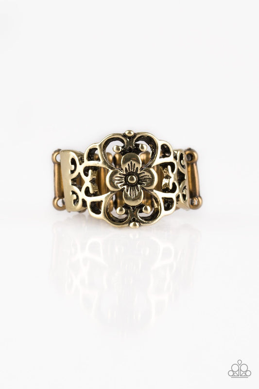 Fanciful Flower Gardens - Brass