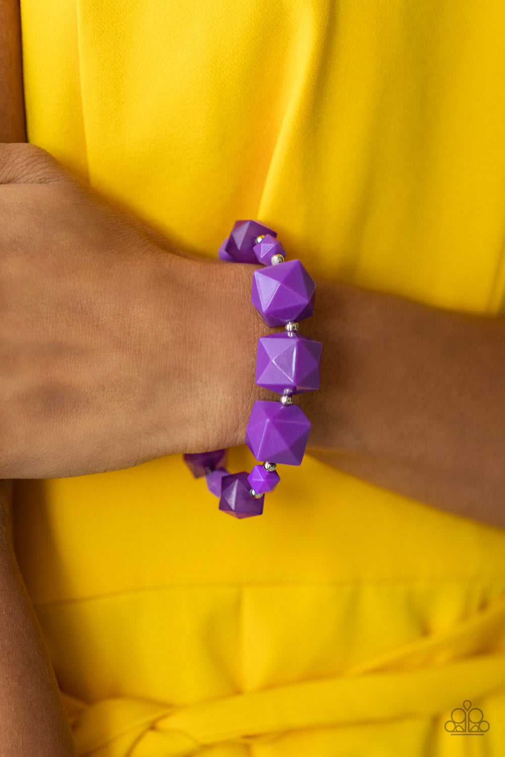 CREATE A SET:  Summer Excursion (Necklace) and Trendsetting Tourist (bracelet) - Purple [EACH PIECE IS SOLD SEPARATELY]