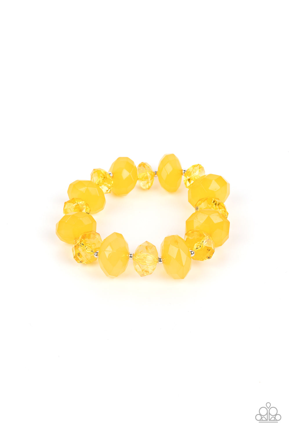 CREATE A SET:  Happy-GLOW-Lucky - Yellow (Necklace) and Keep GLOWING Forward - Yellow (bracelet) -- EACH PIECE IS SOLD SEPARATELY