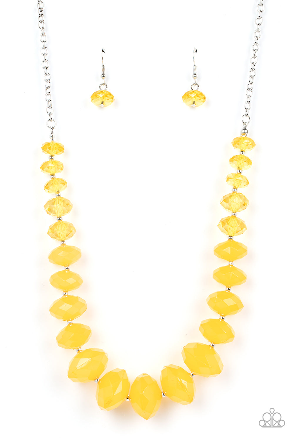 CREATE A SET:  Happy-GLOW-Lucky - Yellow (Necklace) and Keep GLOWING Forward - Yellow (bracelet) -- EACH PIECE IS SOLD SEPARATELY