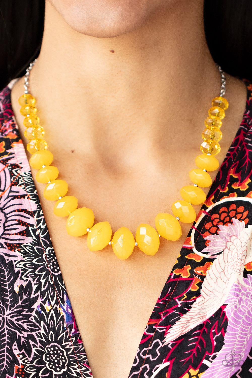 CREATE A SET:  Happy-GLOW-Lucky - Yellow (Necklace) and Keep GLOWING Forward - Yellow (bracelet) -- EACH PIECE IS SOLD SEPARATELY