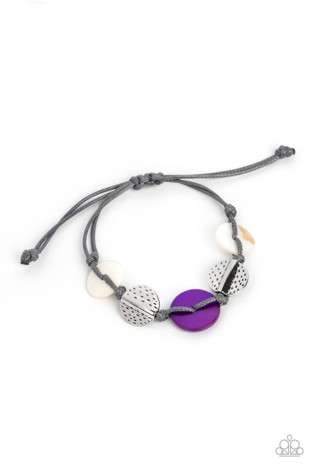 CREATE A SET:   Barefoot Beaches - Purple (necklace);    Shore Up - Purple (Bracelet)