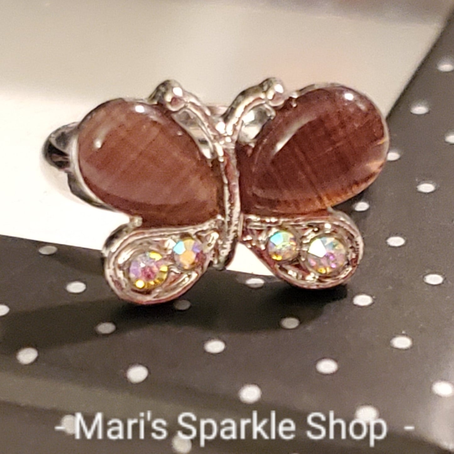 Starlet Shimmer - Butterfly Sparkles - Ring