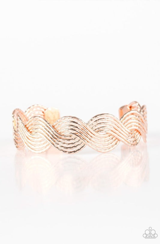 Braided Brilliance - Rose Gold