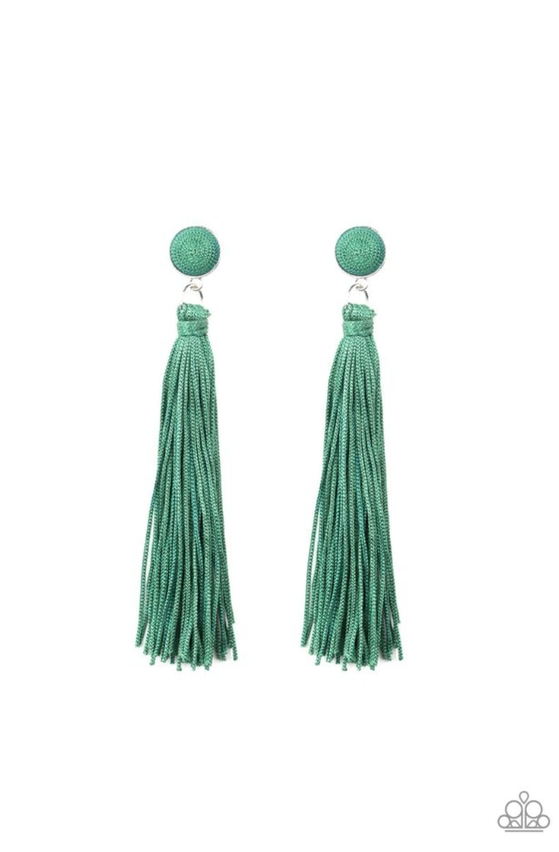 Tightrope Tassel - Green