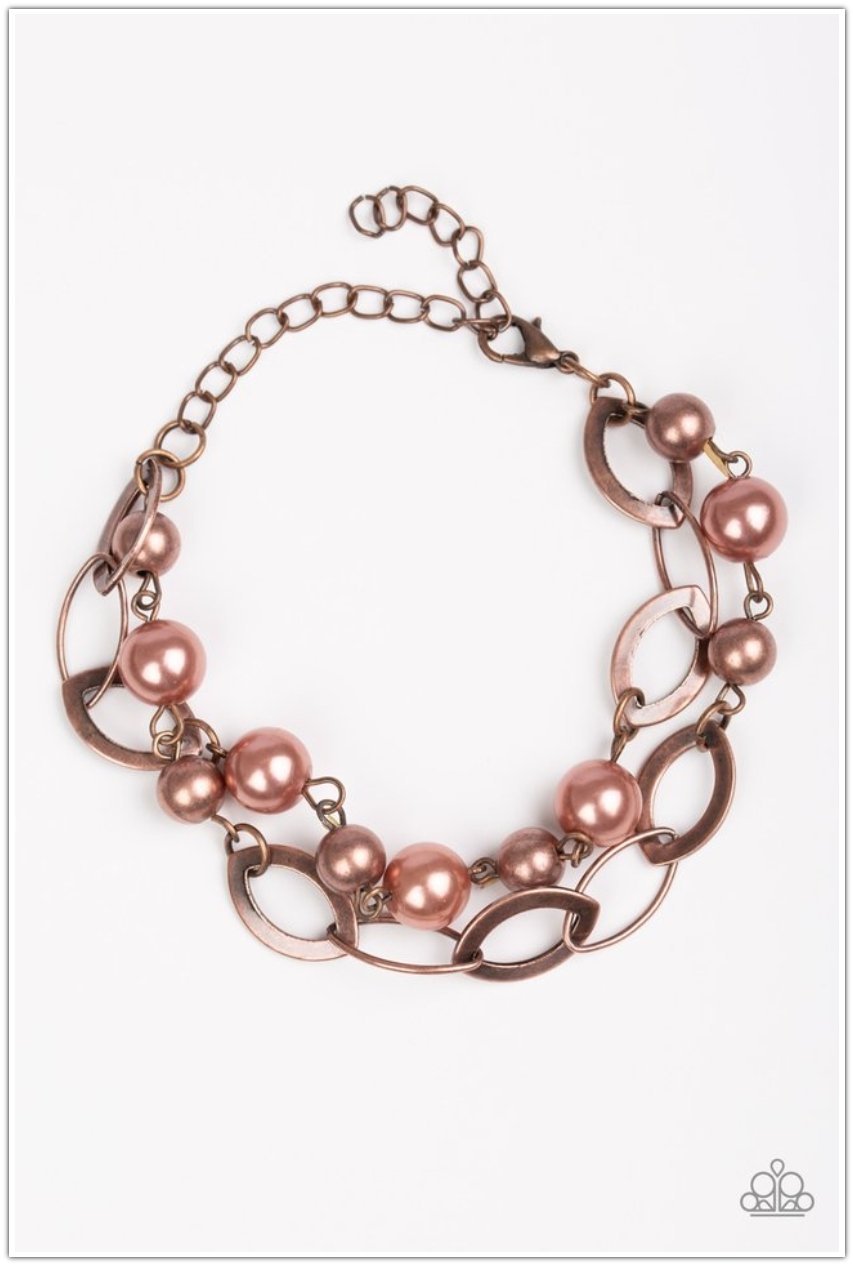 SET: Winner Glimmer (Bracelet) and GLIMMER Takes All (Necklace) - Copper