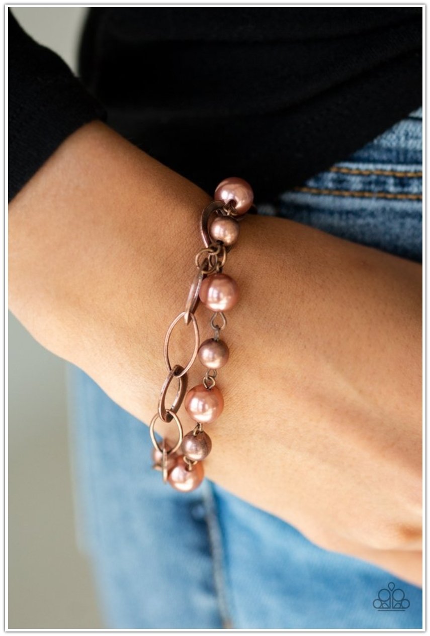 SET: Winner Glimmer (Bracelet) and GLIMMER Takes All (Necklace) - Copper