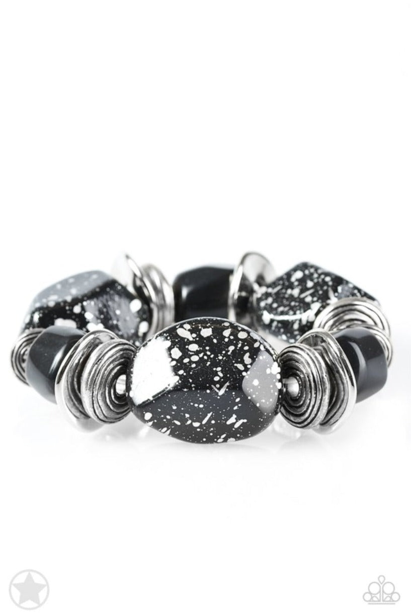 SET:  Glaze of Glory (bracelet)  or In Good Glazes (necklace) - Black     [EACH PIECE SOLD SEPARATELY]