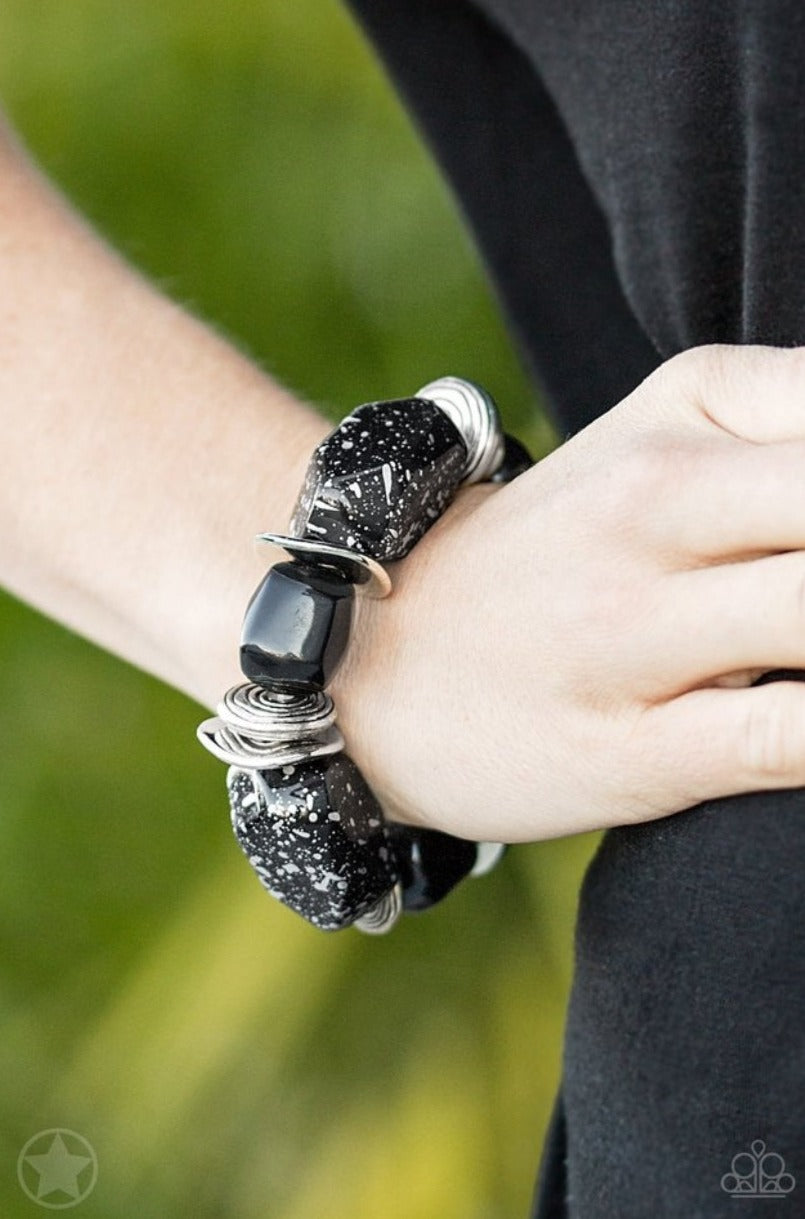 SET:  Glaze of Glory (bracelet)  or In Good Glazes (necklace) - Black     [EACH PIECE SOLD SEPARATELY]