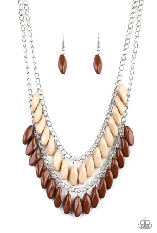 Beaded Boardwalk - Brown