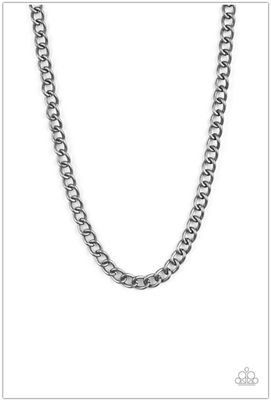 Full Court - Silver Necklace