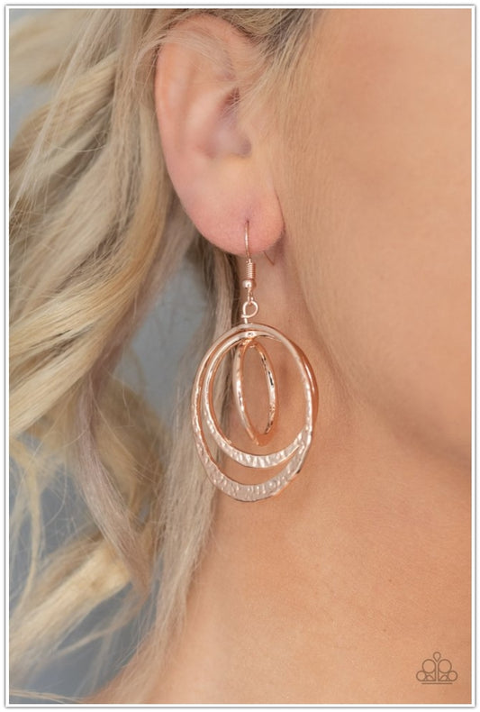 Metallic Ruffle - Rose Gold