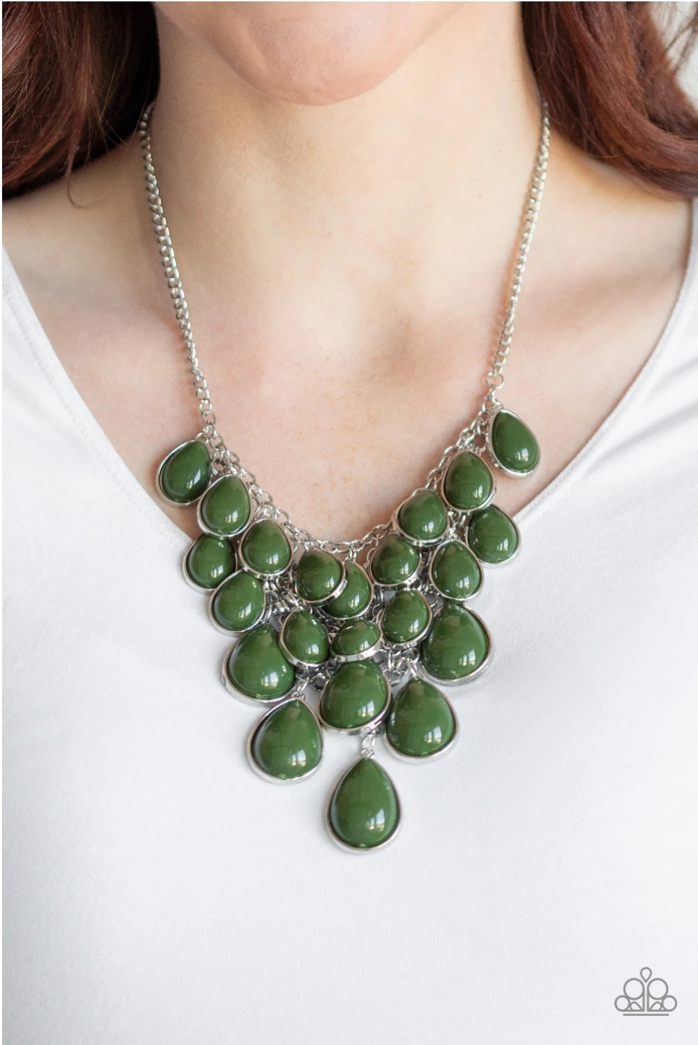 Shop 'Til You TEARDROP - Green