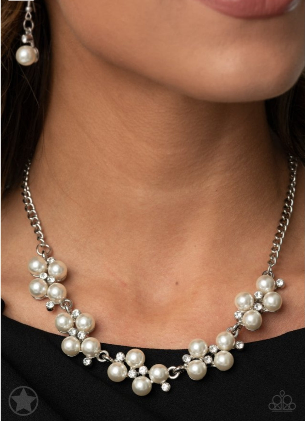 SET:  I Do ( bracelet) or  Love Story (necklace) - White   [EACH PIECE SOLD SEPARATELY]