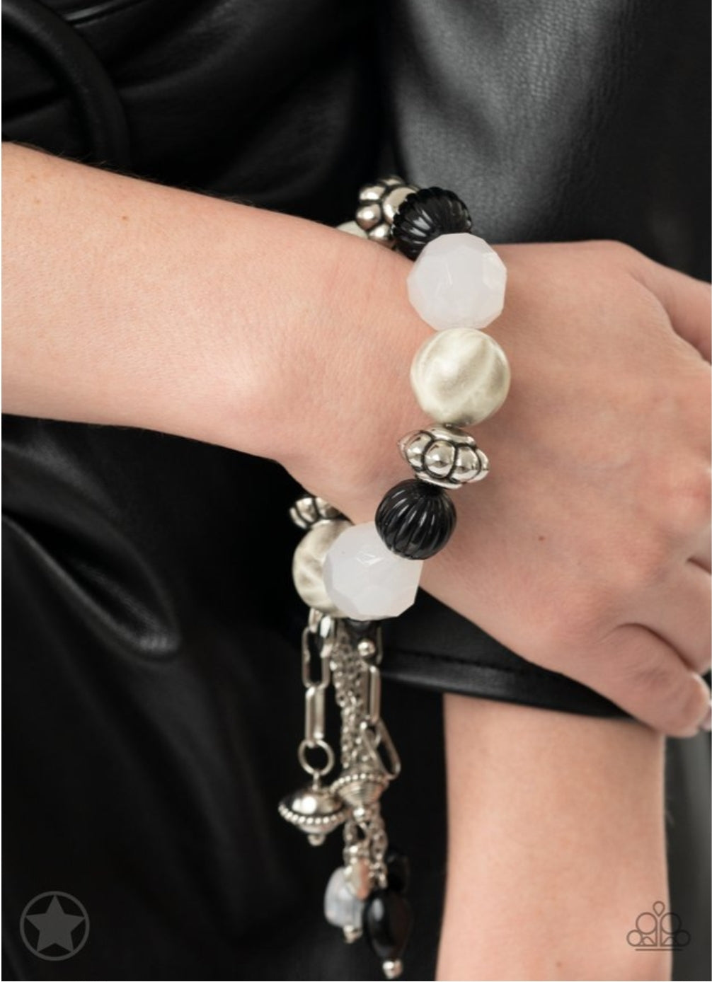 SET: Break A Leg (Necklace) or Lights! Camera! Action! (Bracelet) - Black    [EACH PIECE SOLD SEPARATELY]