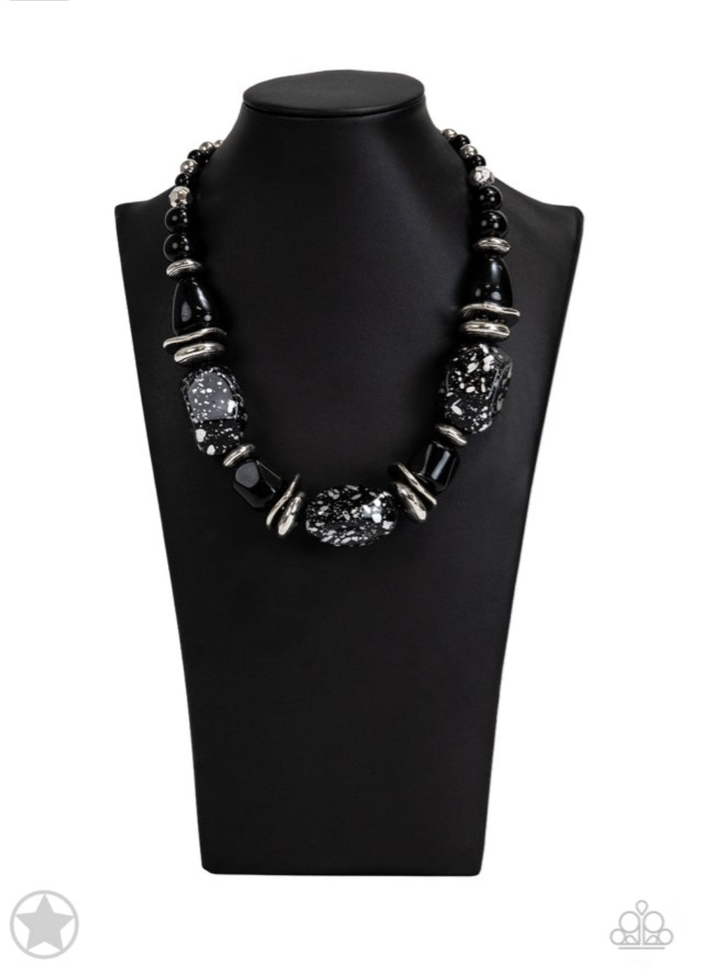 SET:  Glaze of Glory (bracelet)  or In Good Glazes (necklace) - Black     [EACH PIECE SOLD SEPARATELY]